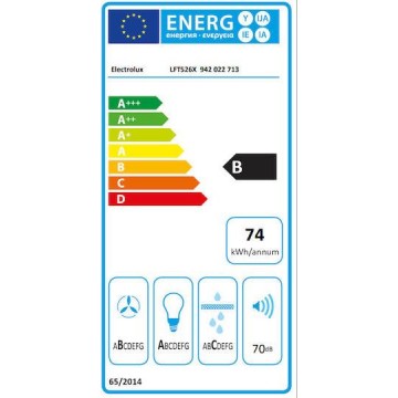 Electrolux ExtractionTech LFT526X 59.8cm Απορροφητήρας Καμινάδα-Τζάκι Inox Electrolux ExtractionTech LFT526X 59.8cm Απορροφητήρας Καμινάδα-Τζάκι Inox